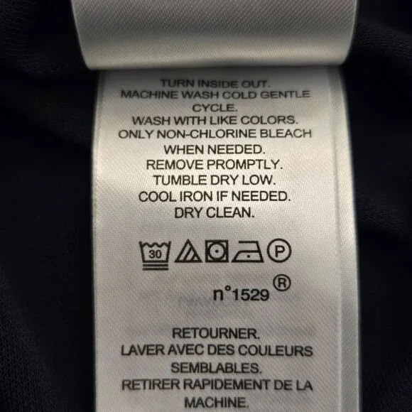 Lauren Ralph Lauren Plus Size Faux-Wrap Surplice Neck Top Navy Blue NWT - Picture 10 of 10